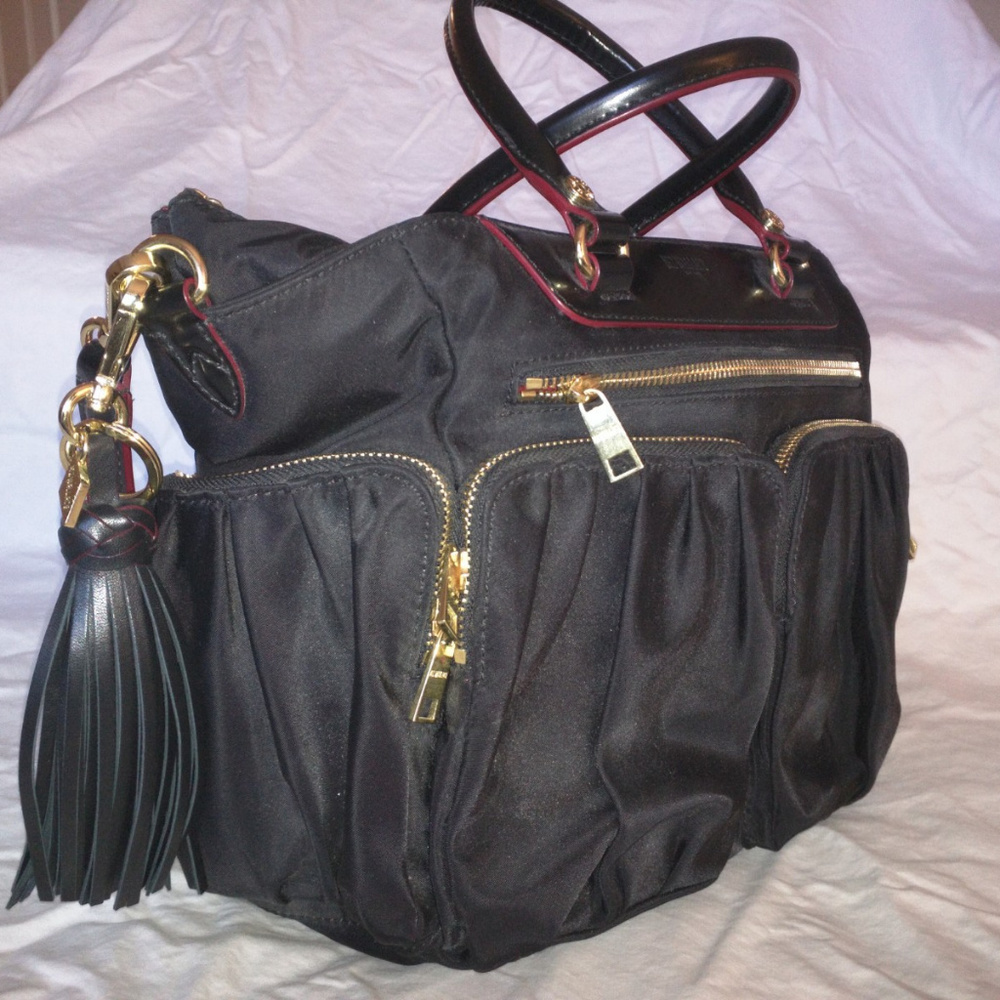 MZ Wallace Abbey Nylon Tote In Dawn Navy